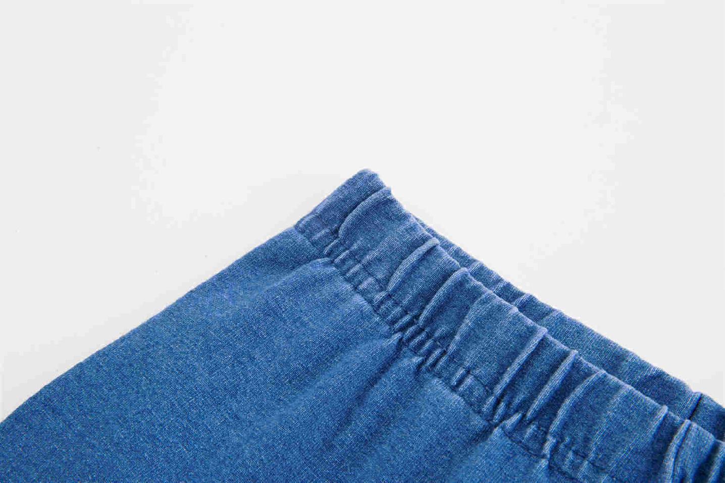 Dívčí riflové legíny Kugo KK9855, modré